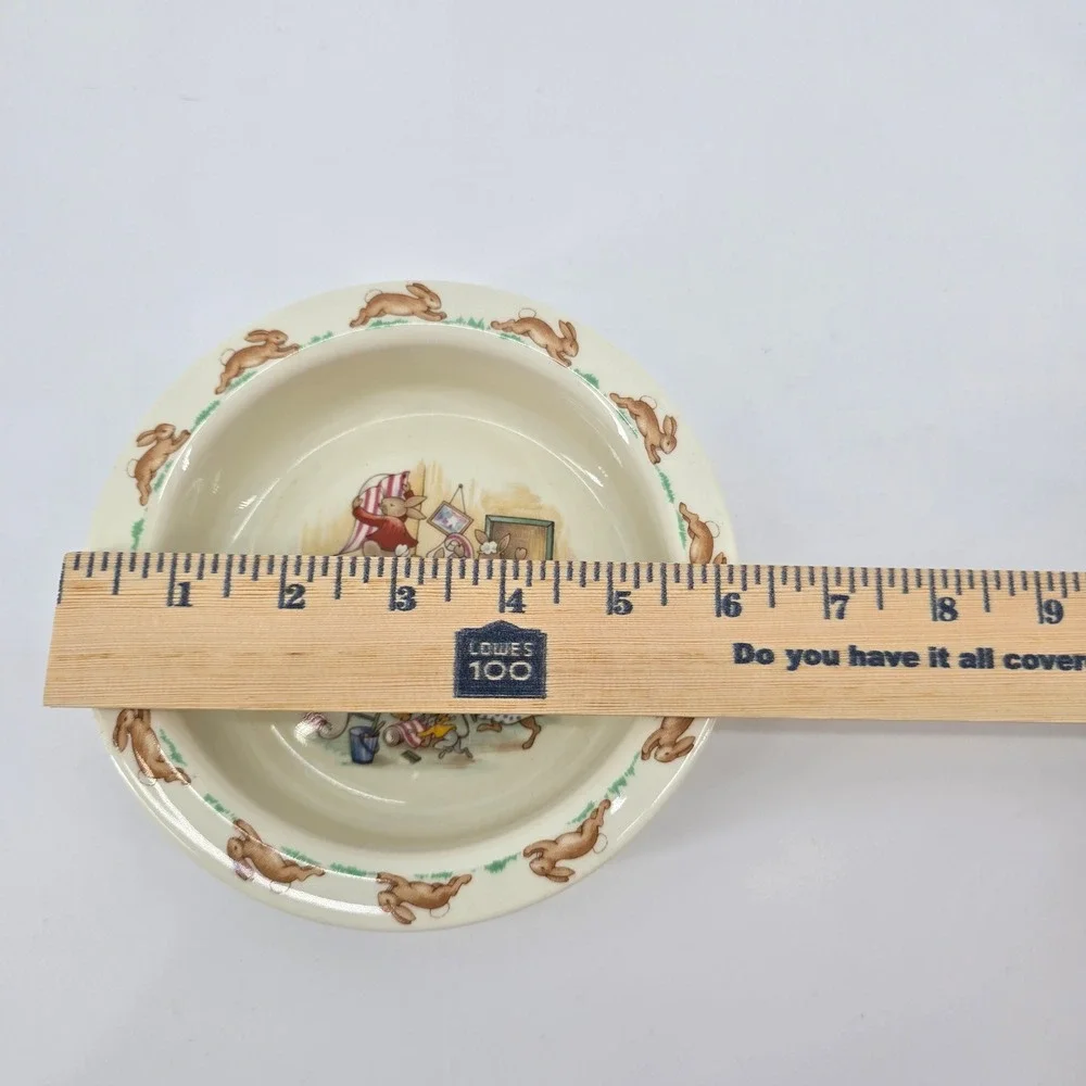 Royal Doulton Bunnykins Dinnerware Set Kids 4pc Bone‎ China Mugs Plate Bowl